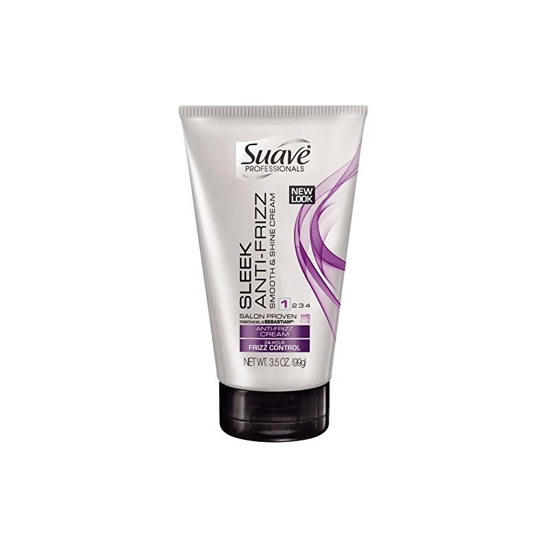 Suave Professionals Anti-Frizz Cream, Sleek - 3.5 oz