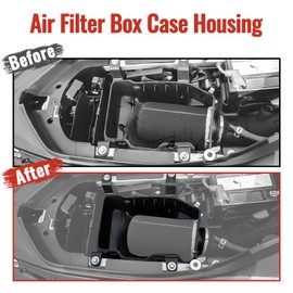 XATVXUTV Air Filter Box Cleaner Case for Yamaha Raptor 700 700R 06-25, High Flow Air Box Housing Compatible with Yamaha Raptor 700 700R 2006-2025 Accessories, Replace OEM #1S3-14411-00-00
