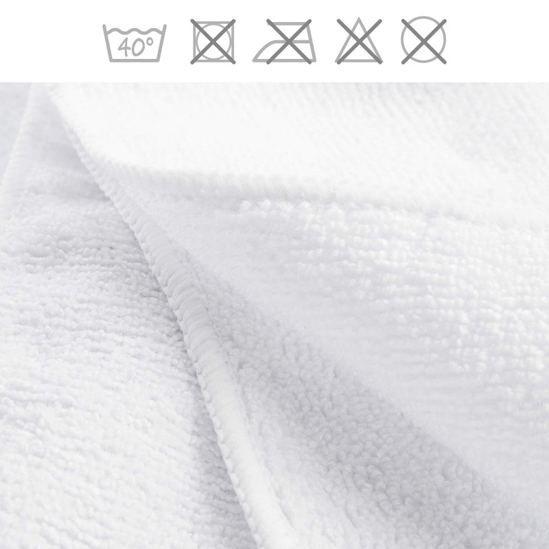 com-four® 9 x Microfibre Face Cleaning Cloths – GSM 250