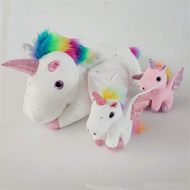 champracer Unicorn Cute Toy Shiny Multicoloured Plush Unicorn Plush Toy