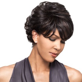 BIANCA (Foxy Lady) - Heat Resistant Fiber Full Wig in DARKEST BROWN