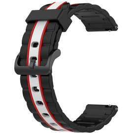Strap-it Special Edition Bracelet - Compatible with - Polar Vantage M - Bracelet - Black/White - for Grit X - Grit X Pro - Vantage V3 - Vantage M2