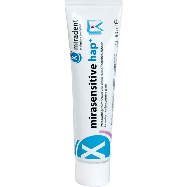 miradent mirasensitive hap+ Zahncreme, 50 ml Toothpaste
