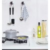 MaxHold Suction Screw 2 Pack Double Robe Hooks - Attach