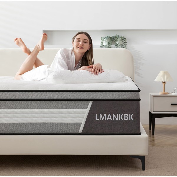 LMANKBK Queen Mattress,12 Inch Queen Size Mattress in a Box,Gel