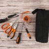 2Pcs Multipurpose Zipper Canvas Tool Bag Set for Screwdriver &