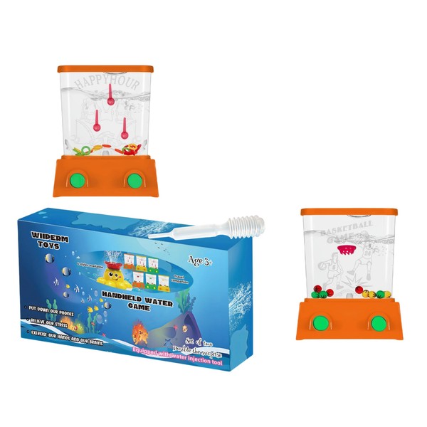 Wiiperm Wiiperm 2 Pieces Water Handheld Games for Kids Fish