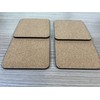 12 x MDF Blank Sublimation Coasters Cork Backed - 9cm