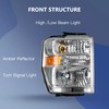 ECCPP Headlight Assembly For Ford E-150 E-250 2008-2014,For Ford E-350