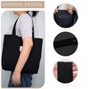 TeeYee Women's Fabric Bags Tote Bag Plain Shoulder Bag Lightweight