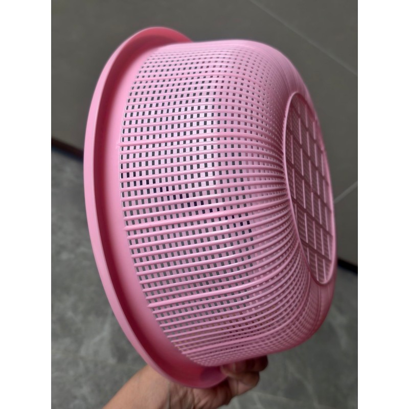 4 pcs Plastic Wash Basket Round Perforated Colander Wash Vegetables