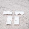 ULEIVA Replacement End Caps Set of 4 White Compatible with