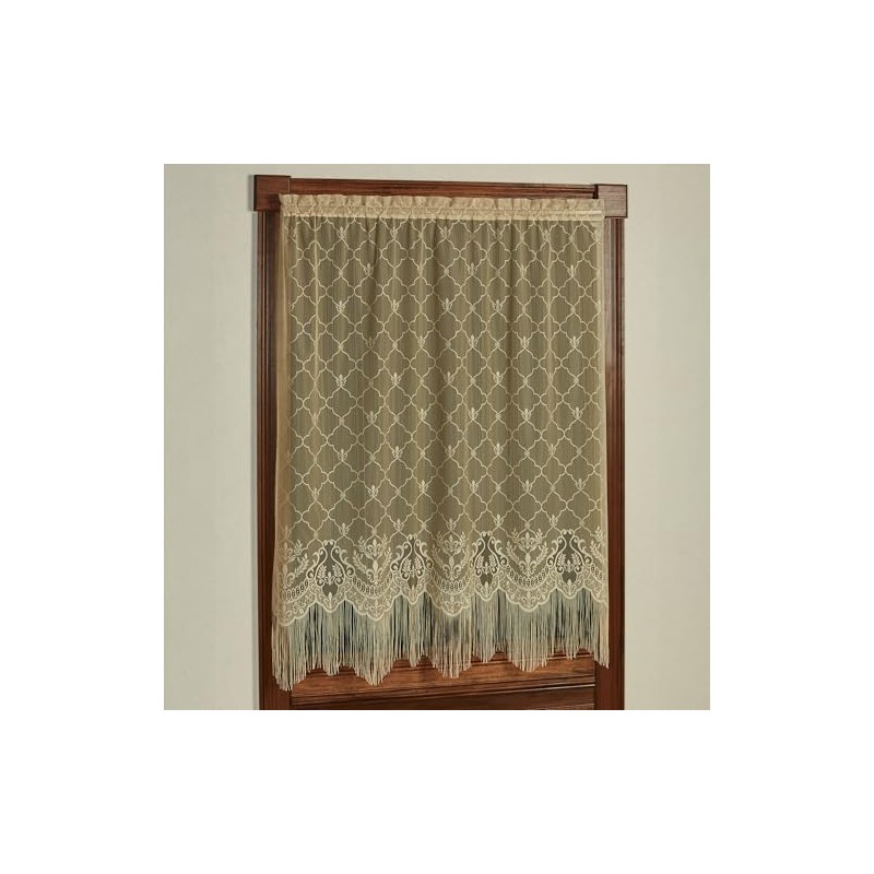 Touch of Class Victorian Fleur de Lis Lace Window Treatment