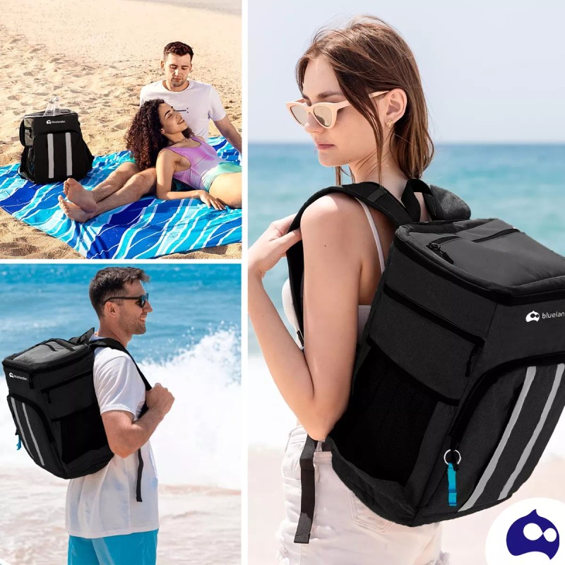 Bluelander Lonchera Térmica Aislada Portatil 27 Lt Frio Caliente Nueva