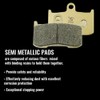 S SYUU Motorcycle Front Rear Brake Pads Compatible with Indian