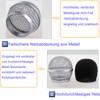 4 Pieces Metal Microphone Mesh Heads, Microphone Metal Head with