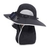 Wide Brim Solar Fan Hat Outdoor Fishing Sunscreen Quick Drying