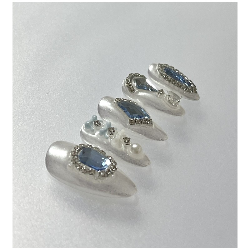 Creambell Handmade Nail Tips - Long Point (Stiletto) / 크림벨