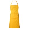Zihuatailer Orange Yellow Aprons for Women and Men Baking Cooking
