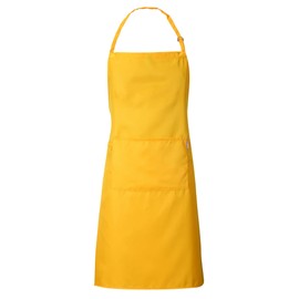 Zihuatailer Orange Yellow Aprons for Women and Men Baking Cooking Painting