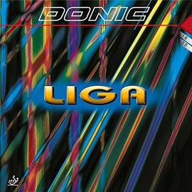 Donic Liga Table Tennis Rubber (Black, 1.8 mm)