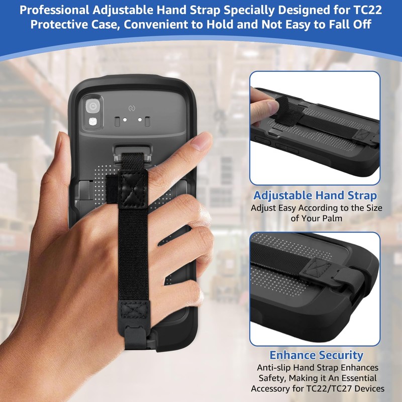 Rugged Case for TC22,Protective Bumper Case Cover Rugged Boot for