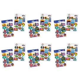 Beistle Passport Stickers, Multi-colored