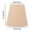 MUNEFE 3pcs Small Lamp Shade, Cloth Lampshade, Fabric Lampshade Clip