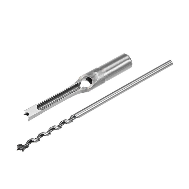 sourcing map Square Hole Drill Bit, 3/8" High-Carbon Steel Hollow