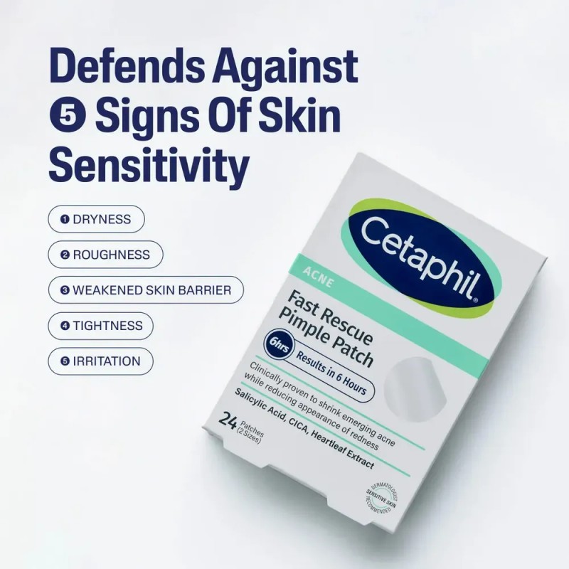 Cetaphil Acné Patch, Pimple Patch P/pieles Sensibles 24 Uds. Tipo