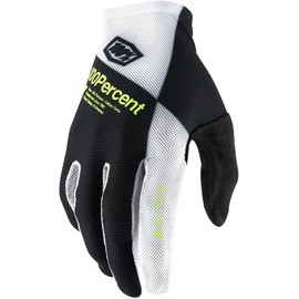 100% Celium Gloves Black/White Glove Size L 2021 Cycling Gloves