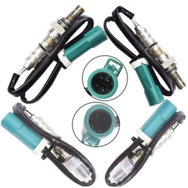 Sangyue 4x Oxygen O2 Sensor 1 & 2 for Ford Mustang 1999 2000 2001 2002 2003 2004 2005 2006 2007 2008 2009 2010 3.8L/3.9L/4.0L/4.6L/5.4L Upstream + Downstream