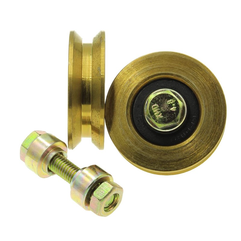 (V50-8) Pack of 2 Sliding gate Wheels Pulley Wheels V