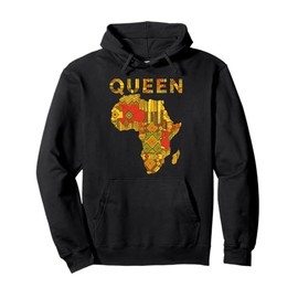 African Attire Women Tops Girls Kente Afro African Queen Pullover Hoodie