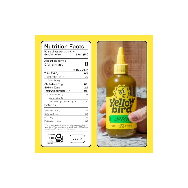 Condimento para salsa de Yellowbird