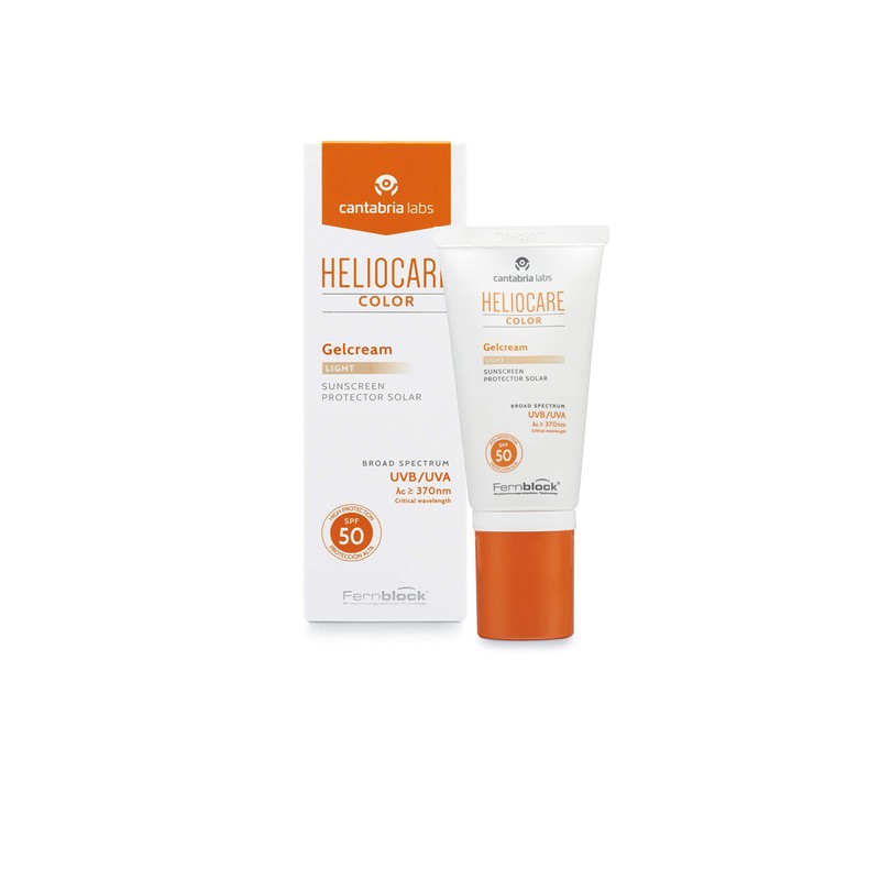 Heliocare, Gelcream Colour Light SPF Sun Cream For Face Daily