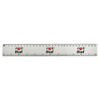 'I Love You Dad' 30cm (12 Inch) White Plastic Ruler