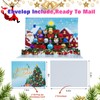 WUJUN Musical Christmas Card, 3D Christmas Pop Up Cards with