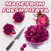 6oz Freeze Dried Dragon Fruit Pieces,170g Dragon Fruit Chunks for