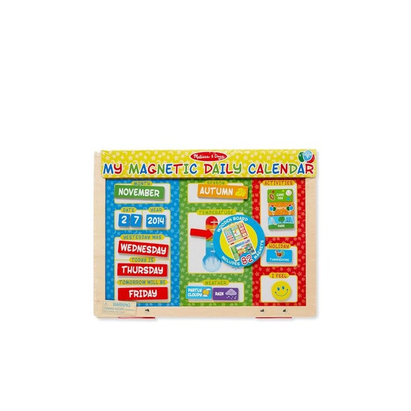 Melissa & Doug My First Daily Magnetic Calendar