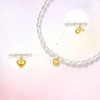 ZHOU LIU FU 18K Gold Heart Beads Bracelet for Women,