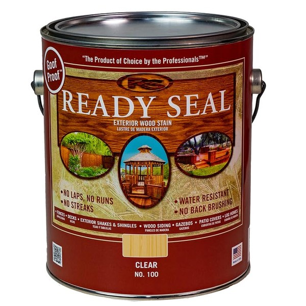 4-Pack of 1 gal Ready Seal 100 Clear Ready Seal