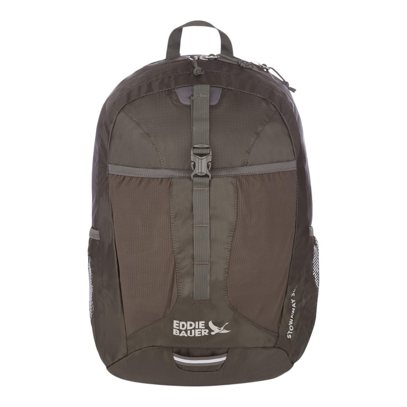 Eddie Bauer Stowaway Packable Backpack-Made from Ripstop Polyester, Dark Forest,
