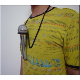 Microphone Stand, Neck Microphone Holder, Great for lectures, live performances, speeches, events, directions, karaoke, etc