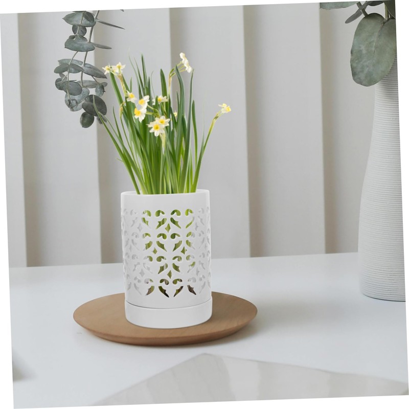 Kisangel Ceramic Orchid Pots with Drainage Holes for Flower Planter