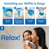 Reli. Diaper Pail Refill Bags, Compatible with Genie Complete, Expressions