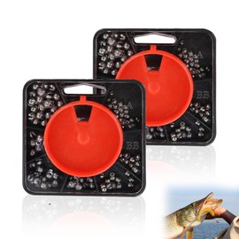 358Pcs Fishing Weights Stable and Durable Structure Split Shot Fishing Weights Rust and Corrosion Prevention Lead Shot Suitable for Carp and Rough Fishing For Stabilizing Fishing Line Bait