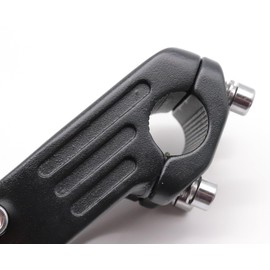 Fhrrad Vorbauten Aluminium Fahrrad Vorbau BMX-Vorbau 40mm 22,2 mm/28,6 mm Klemmung Freestyle/Dirtjump Bikes Schwarz/Silber (Schwarz)