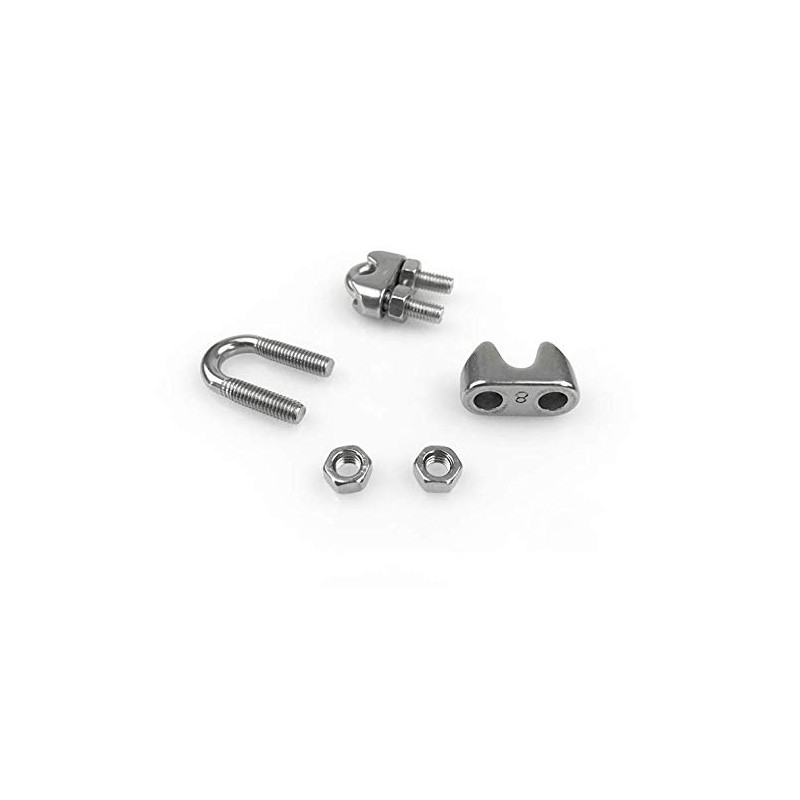 Stainless Steel Wire Clips 4mm Wire Rope Clips Collapse Wire