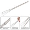 Qwrqwr Whisk Small Stainless Steel Manual Foam Beater Dishwasher Safe